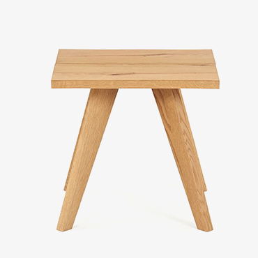 Cadell Rustic Oak Lamp Table