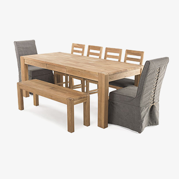 Cairo Extending Dining Table & 4 Chairs