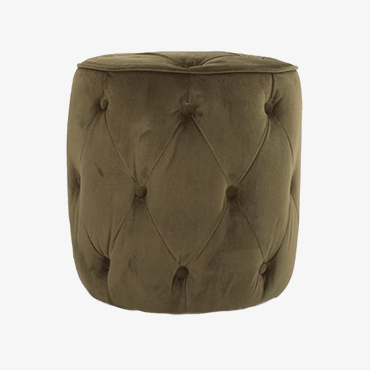 Sofia Green Velvet Footstool