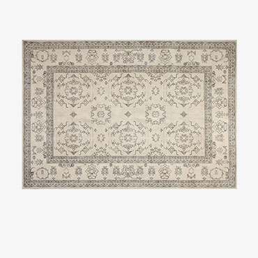 Poet Ivory Jacquard Large Rug