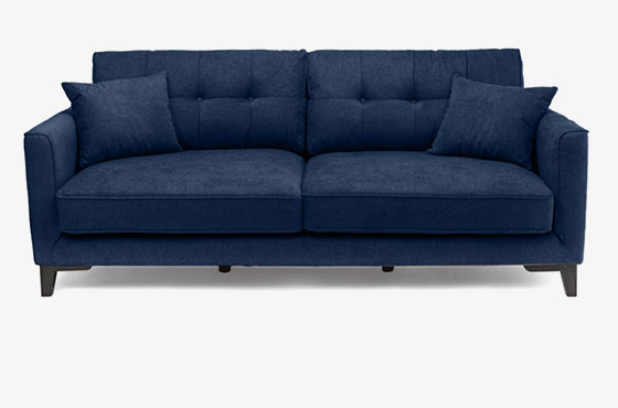  Inspire Navy Velvet Sofa