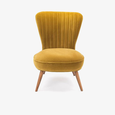 Madeleine Chair in Cotton Gold