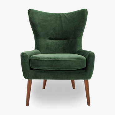 Godwin Green Velvet Accent Chair