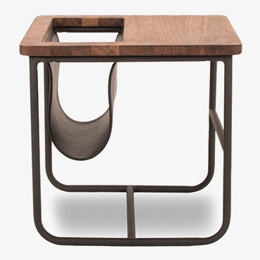 Square Magazine Table - Walnut