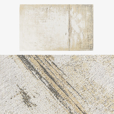 Abstract Beige Rug - 240 x 170cm