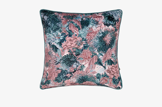 Miravel Rose/Teal Cushion