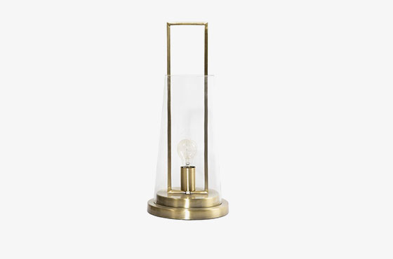 Amando Glass/Bronze Table Lamp