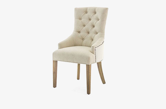  Artisan Cream Fabric Dining Chair