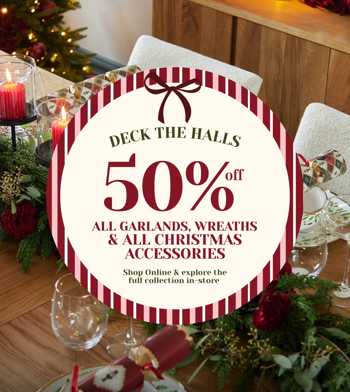 Christmas Rugs Sale Banner