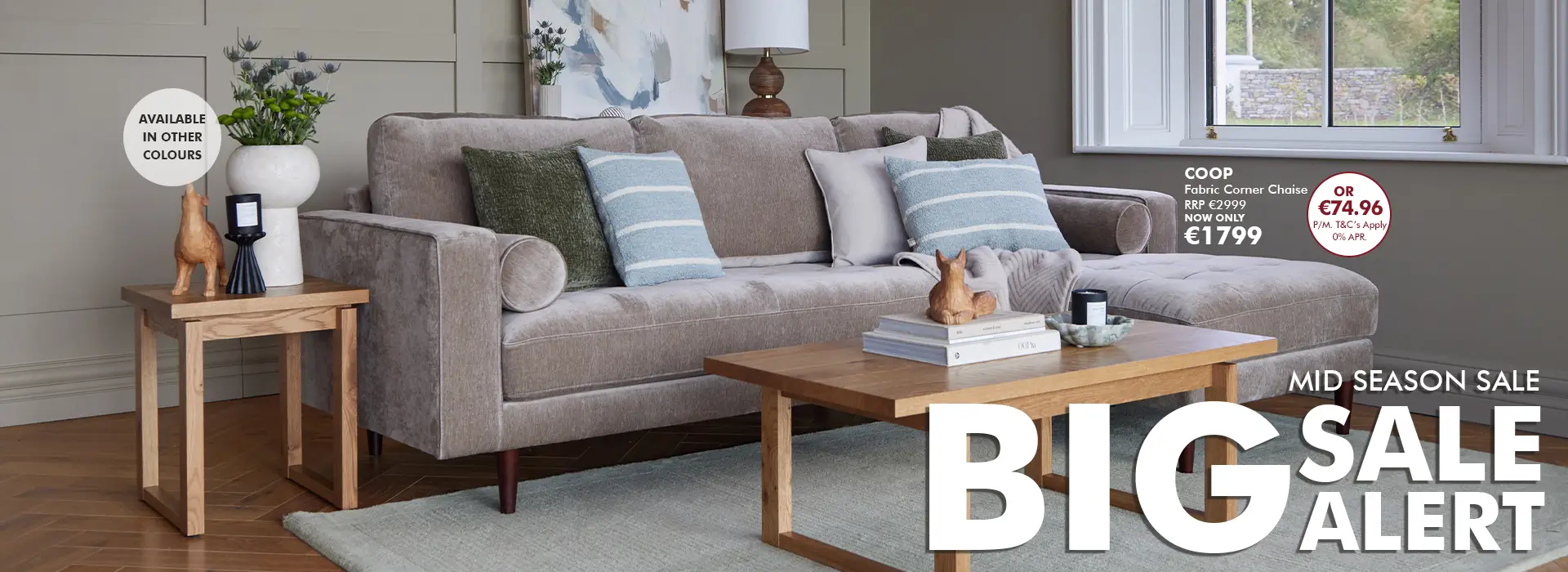 Coop Furniture Sale Banner