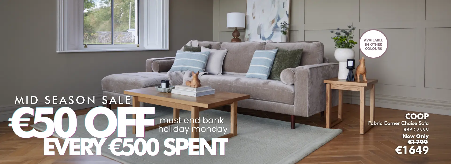 Coop Furniture Sale Banner