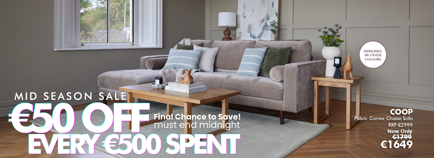 Coop Furniture Sale Banner