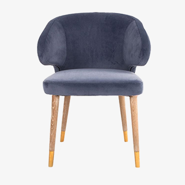 Sofia Navy Velvet Accent Chair