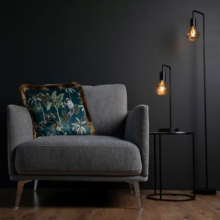 Cody Matted Black Floor Lamp